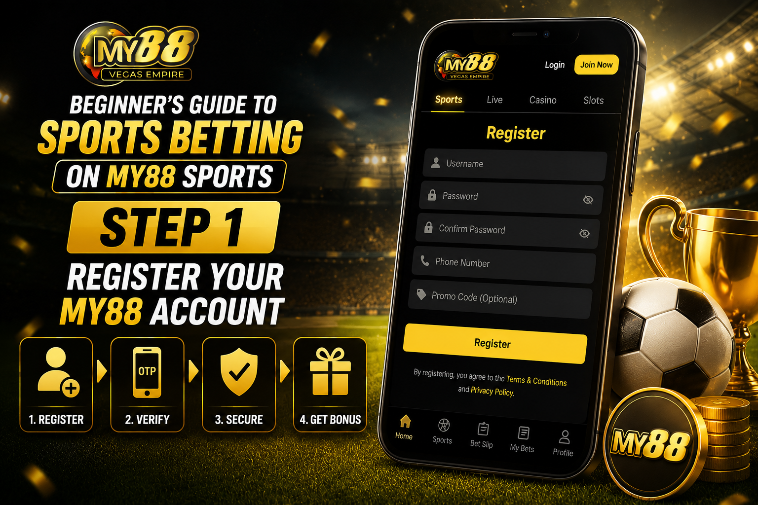 Register Your MY88 Account